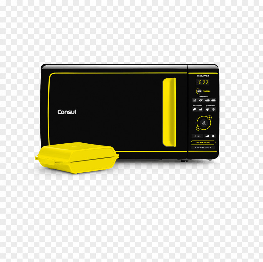 Yellow Microwave Ovens Consul S.A. Toaster Whirlpool Corporation PNG