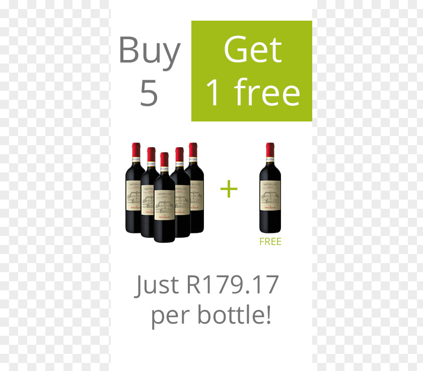 Buy Two Get One Free Wine Glass Bottle Liqueur PNG