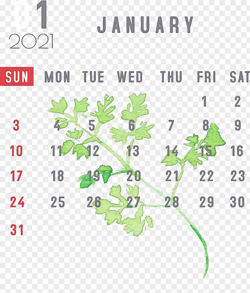 Calendar System 2021 Hello New Year PNG