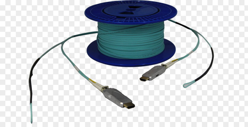 Fibra Optica Electrical Cable Multi-mode Optical Fiber HDMI Wire PNG