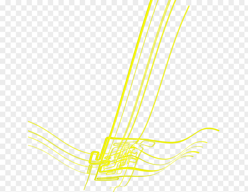 Flowing Lines Graphic Design Yellow Pattern PNG