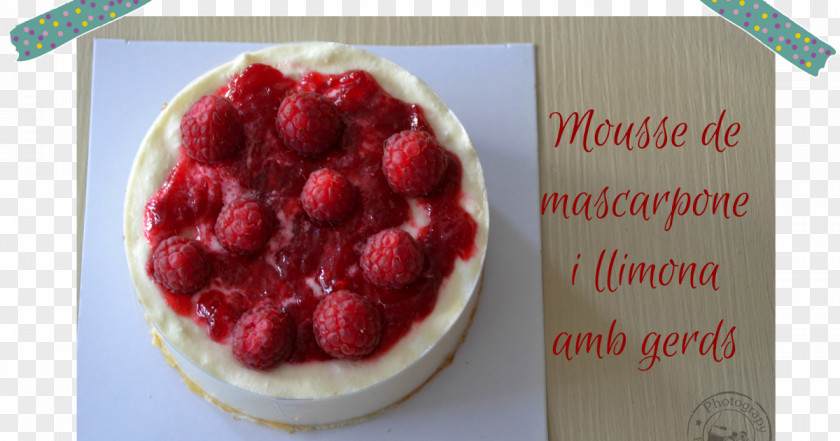 Mascarpone Strawberry Pie Cheesecake Panna Cotta Cream Tart PNG
