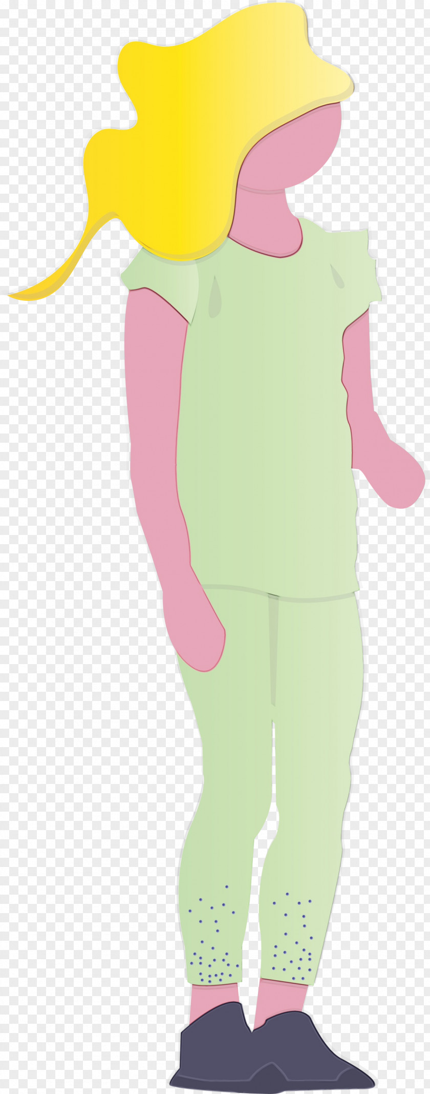 Pink Yellow Costume Smile PNG