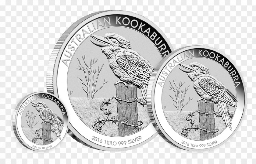 Silver Coin Perth Mint Laughing Kookaburra Australian Bullion PNG