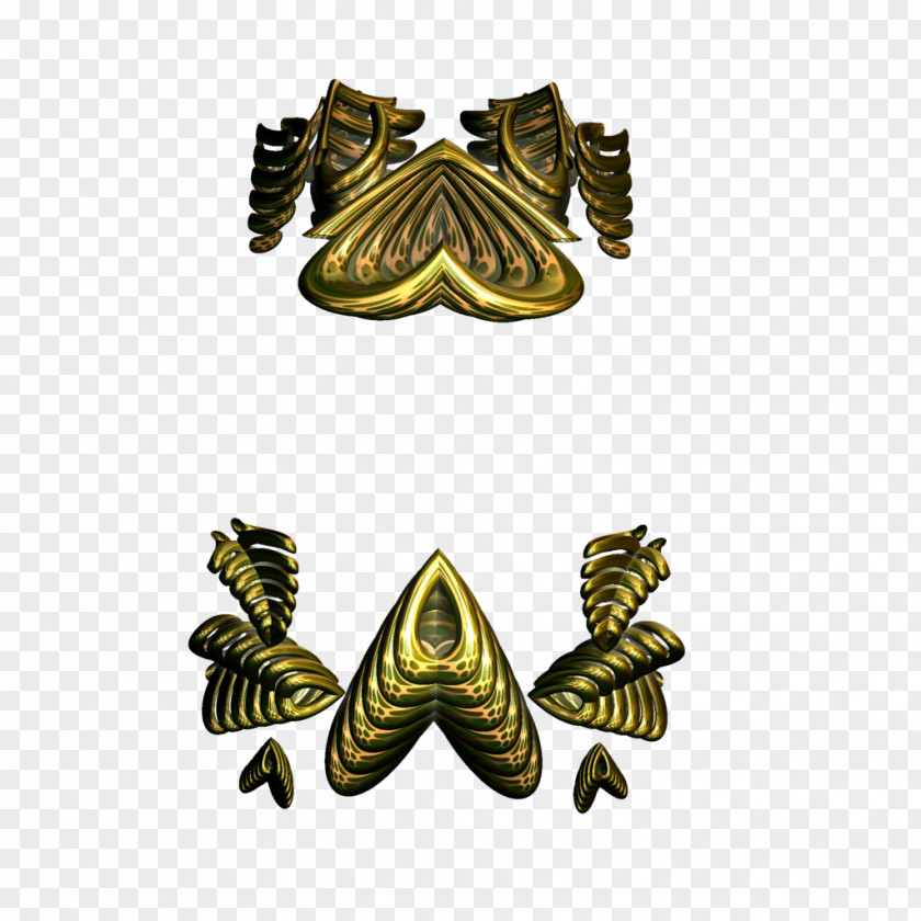 Insect Brass Butterfly 01504 Pollinator PNG