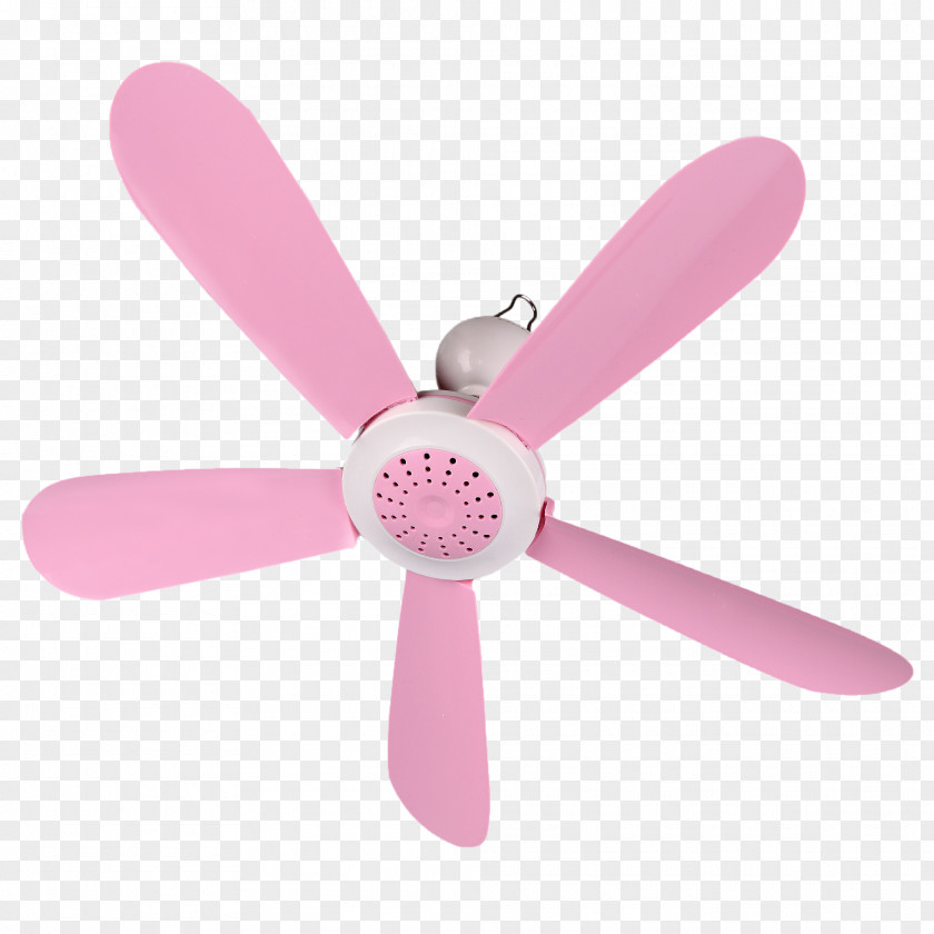 Pink Vintage Fan Ceiling PNG