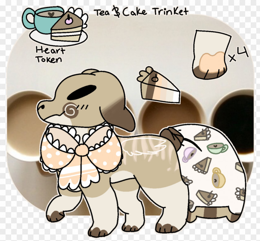 Tea And Cake Puppy Dog Clothing Accessories Clip Art PNG