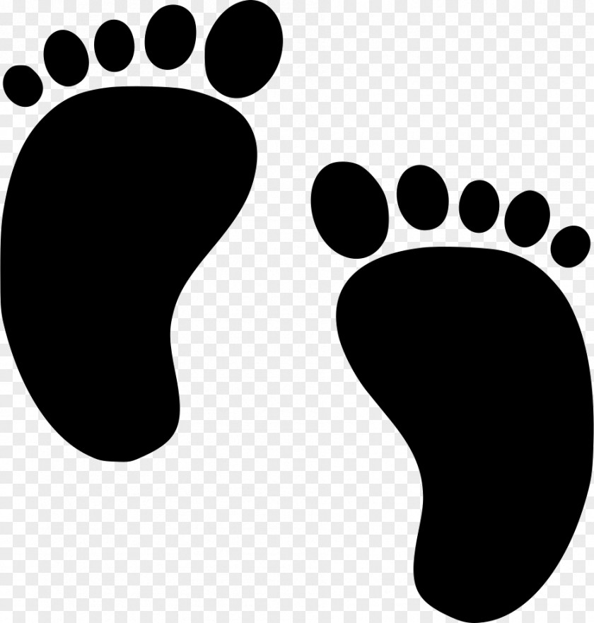 Baby Foot Footprint Clip Art PNG
