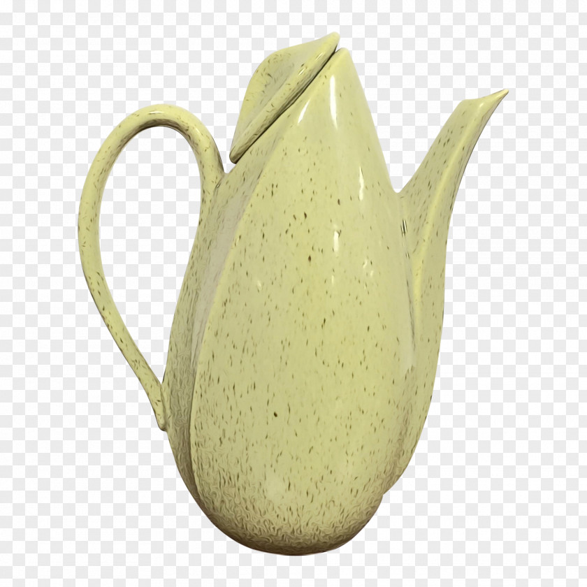 Beige Porcelain Teapot Jug PNG