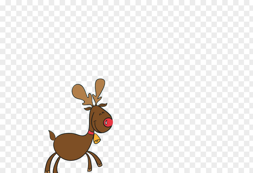 Christmas Deer Moose Santa Claus Reindeer PNG