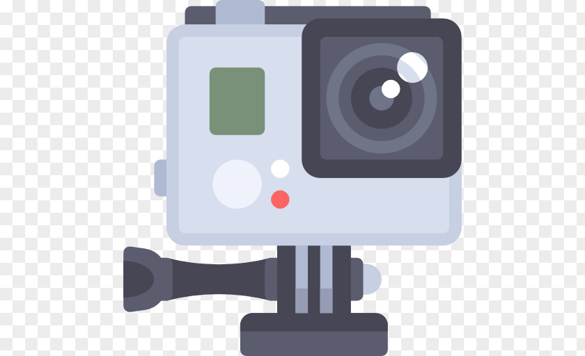 Cartoon Camera GoPro Icon PNG