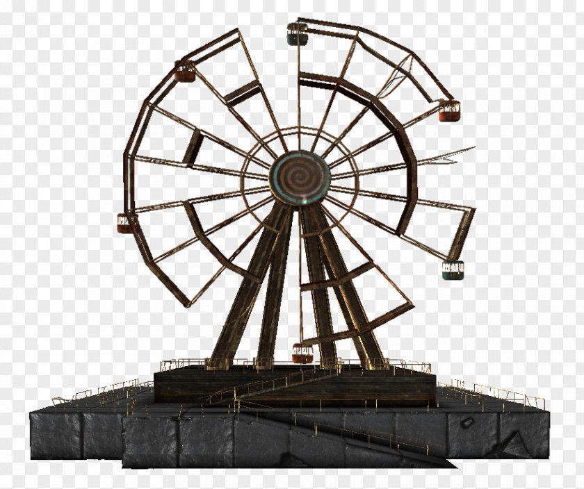 Ferris Wheel Fallout: New Vegas Fallout 3 Light Wiki Reflector PNG