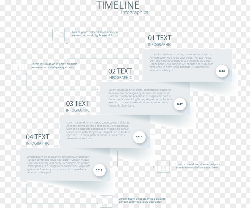 Flat Creative Time Axis Graphic Design PNG