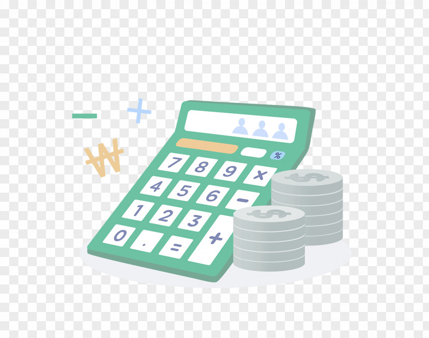 Calculator Product Design PNG