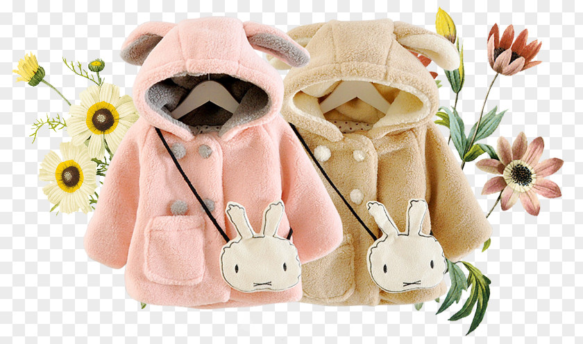 Cute Winter Children's Clothing Promotional Banner Web Promotion Service PNG