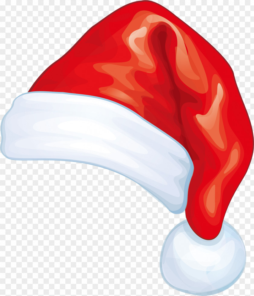 Hand Painted Watercolor Christmas Hat Santa Claus Snowman Clip Art PNG