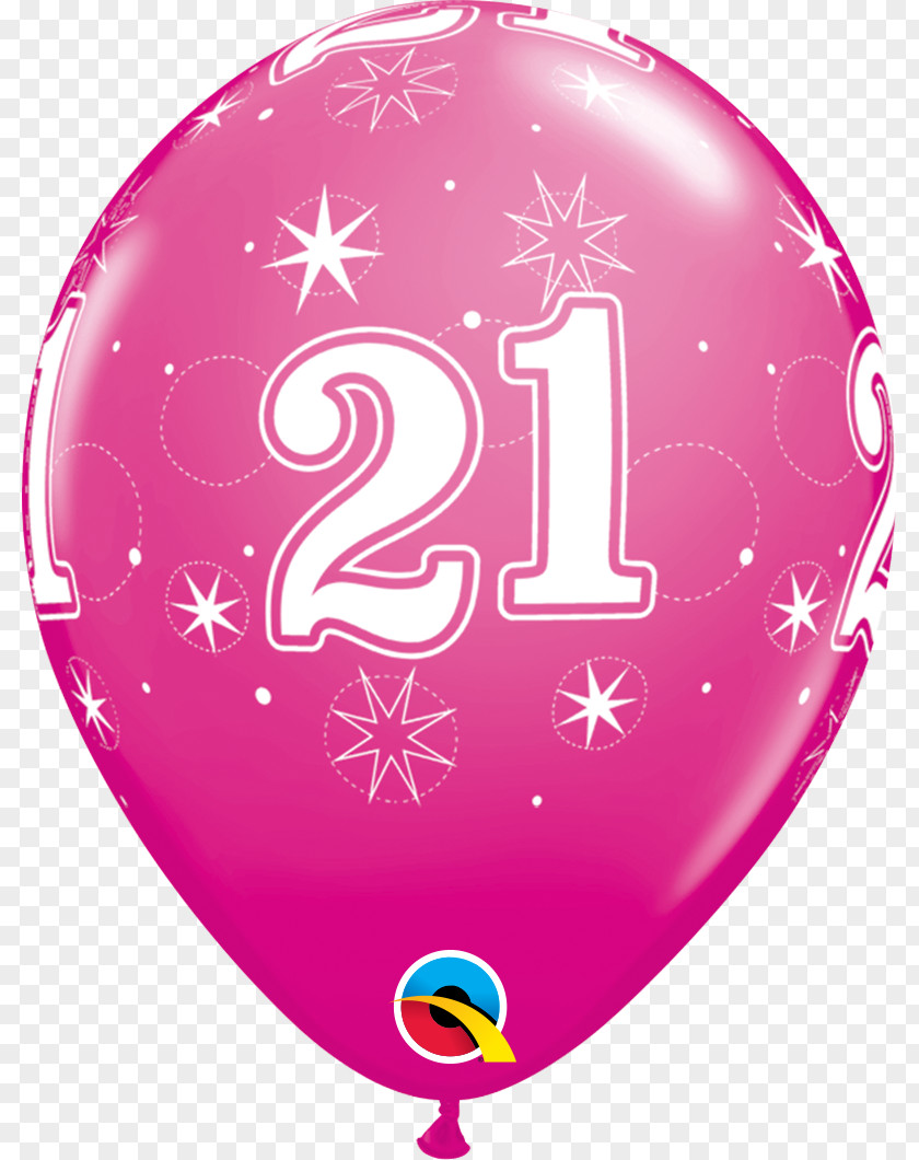 Balloon Birthday Party Anniversary Blue PNG