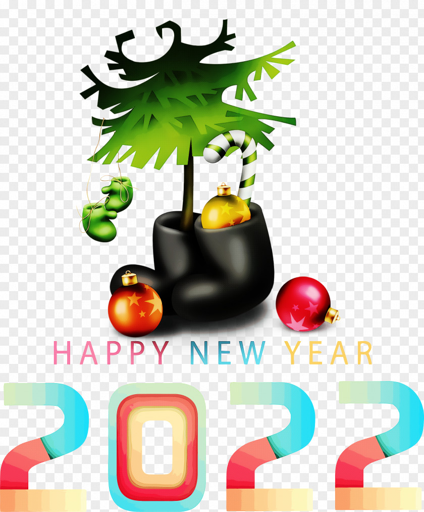 Happy 2022 New Year PNG