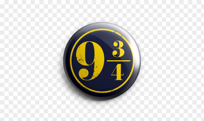 9 3/4 Harry Potter Wall Decal Logo Emblem Badge PNG