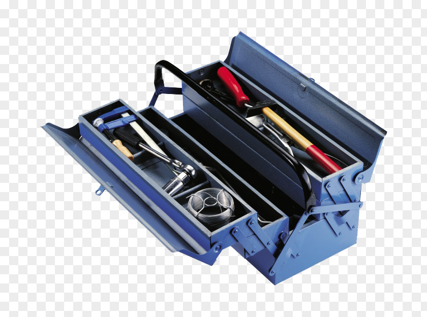 Blue Toolbox Tool PNG