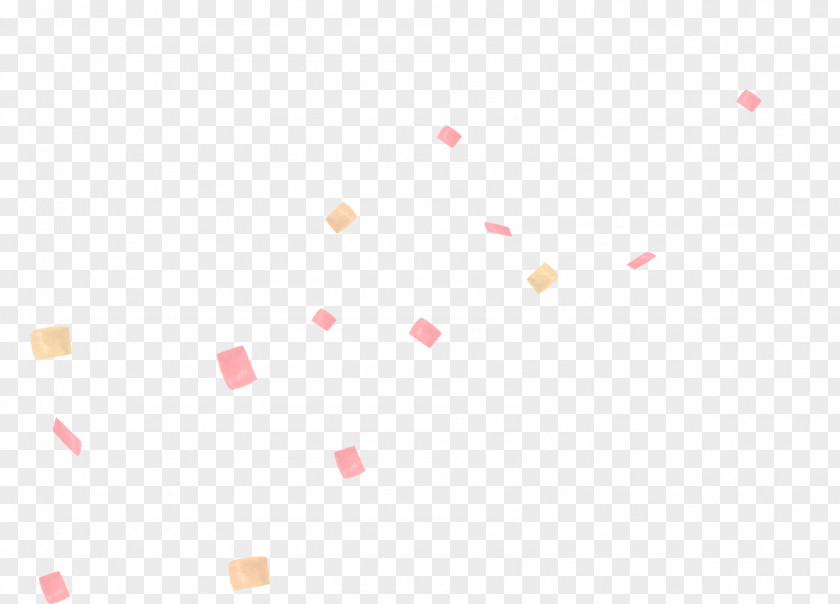 Falling Confetti Square Angle Red Pattern PNG