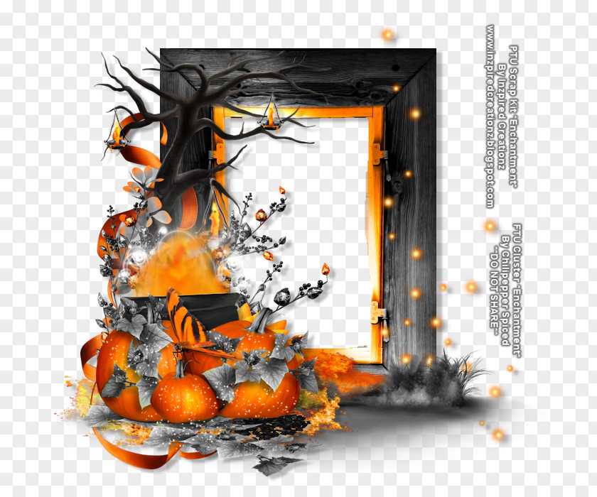 Halloween Fantasy Star Picture Frames Film Series Digital Scrapbooking PNG