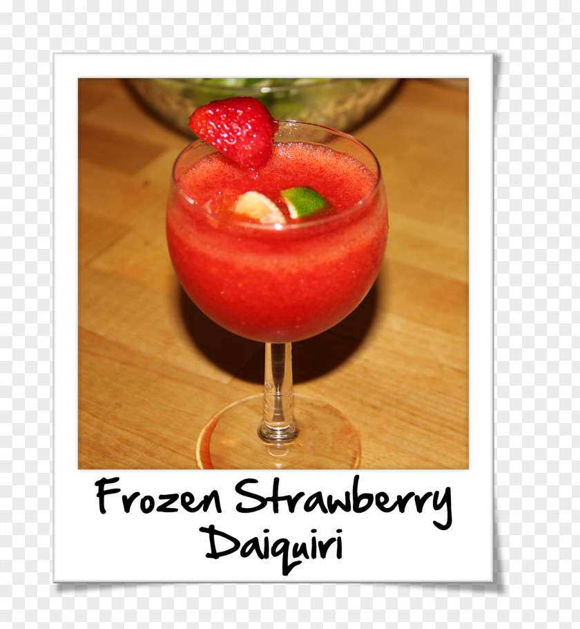 Strawberry Daquiri Cocktail Garnish Daiquiri Non-alcoholic Drink PNG