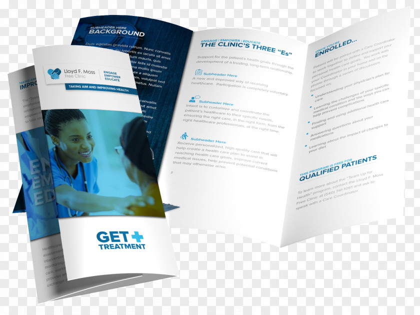 Trifold Brochures Advertising Brand PNG