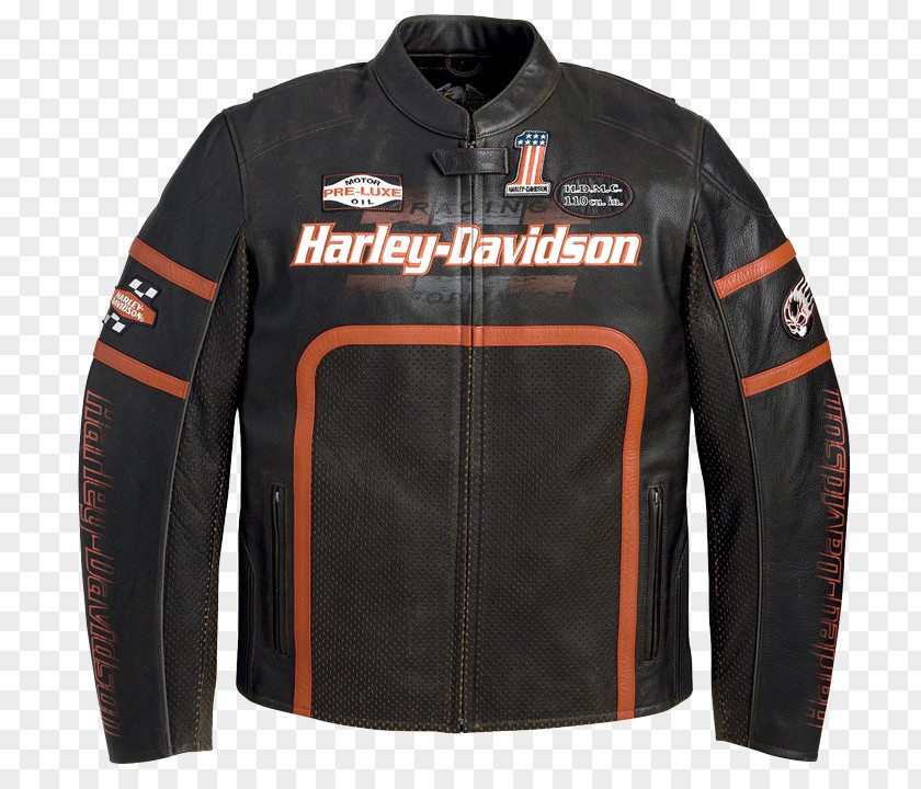 Jacket Leather Harley-Davidson Motorcycle PNG