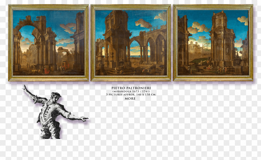 Painting Art Capriccio Panini Codazzi PNG