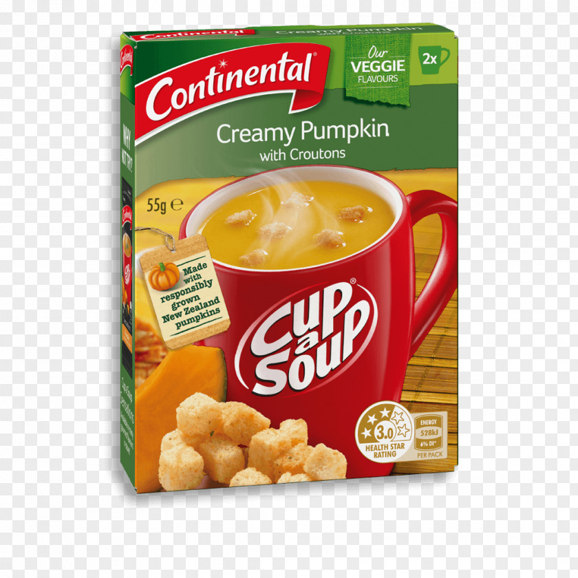 Pumpkin Soup Cream Vegetarian Cuisine Corn Minestrone Cup-a-Soup PNG
