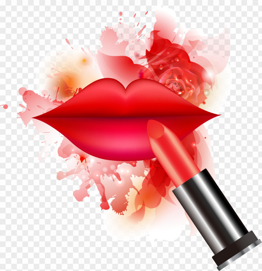 Vector Lipstick Cosmetics PNG