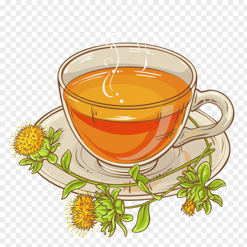 A Cup Of Chrysanthemum Tea Flowering PNG