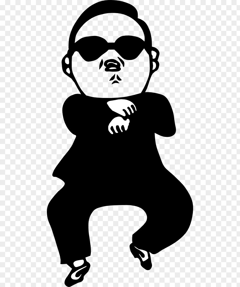 Korea Cliparts Gangnam Style Bumper Sticker Decal Clip Art PNG