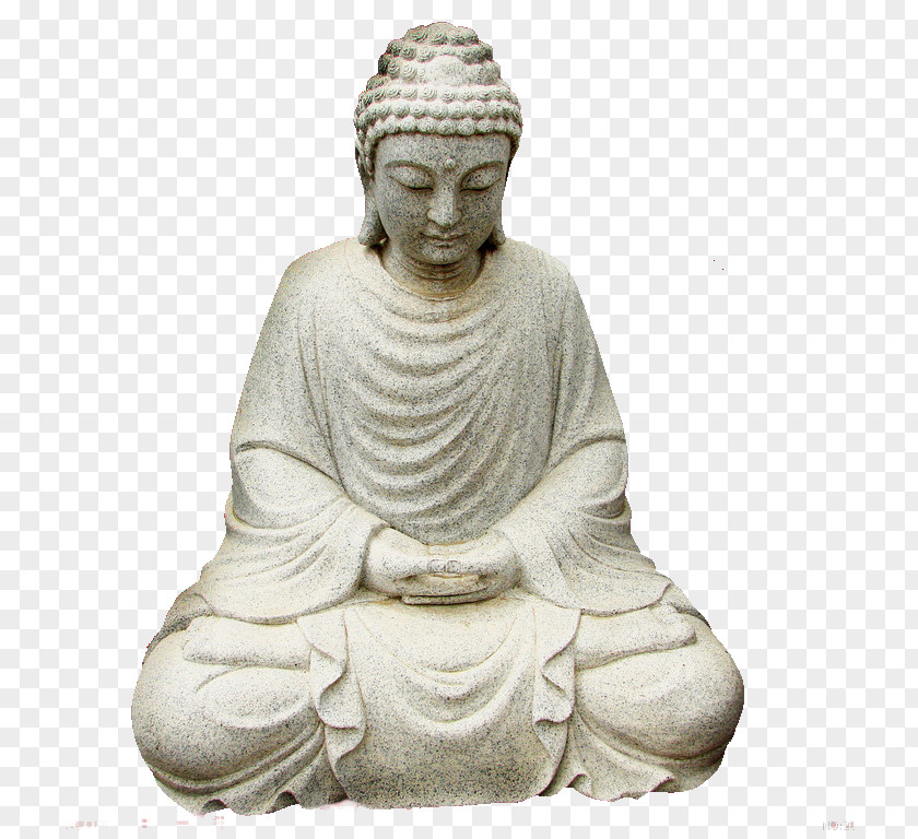 Load Buddha Gautama Statue Classical Sculpture Figurine PNG
