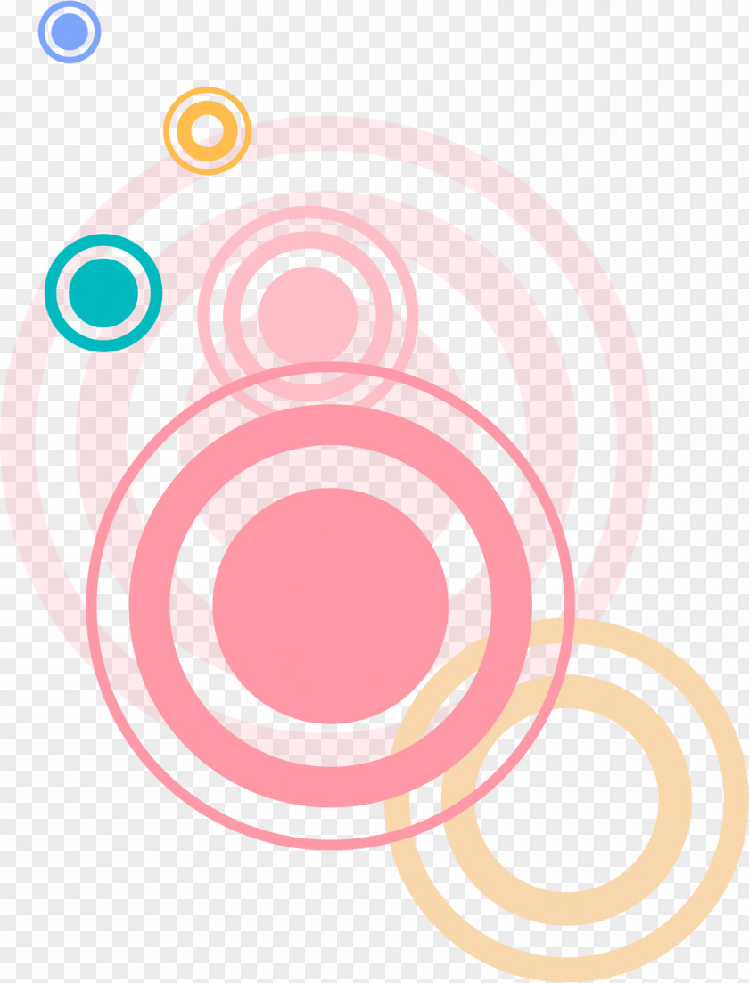 Pink Circle Shading Clip Art PNG