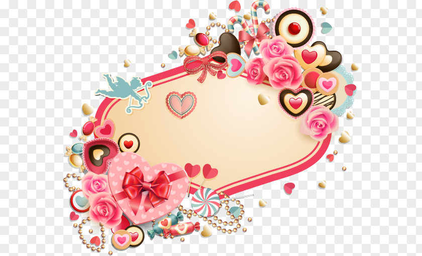 Valentine Decorative Elements Valentine's Day Heart Euclidean Vector PNG