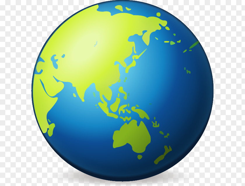 Globe Emoji World PNG