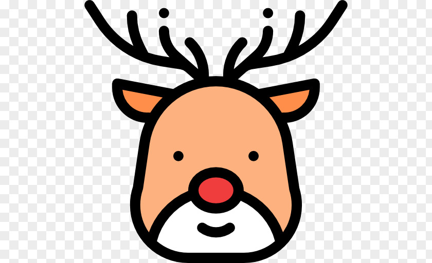 Reindeer Snout Whiskers Headgear Clip Art PNG