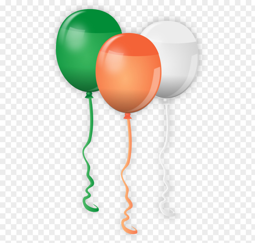 Saint Patricks Patrick's Day Balloon Party Clip Art PNG