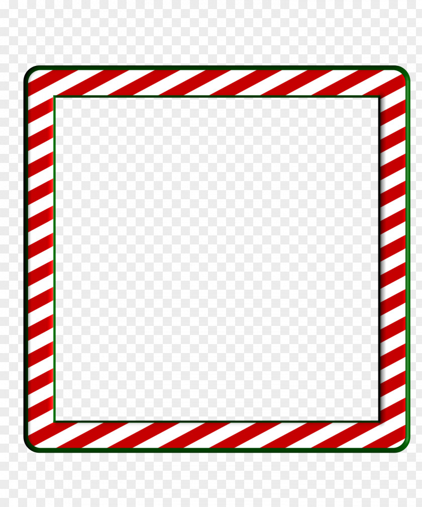 Square Frame Picture Frames Christmas Santa Claus Rudolph Clip Art PNG