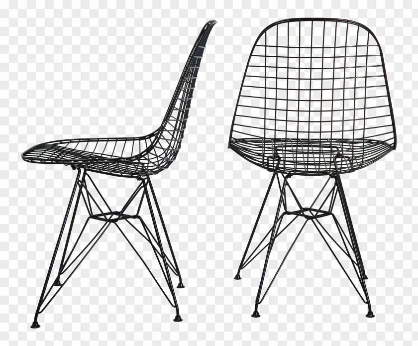 Table Wire Chair (DKR1) Eames Lounge PNG