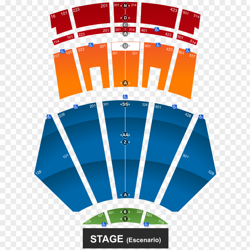 Box Microsoft Theater L.A. Live Theatre Seating Plan PNG
