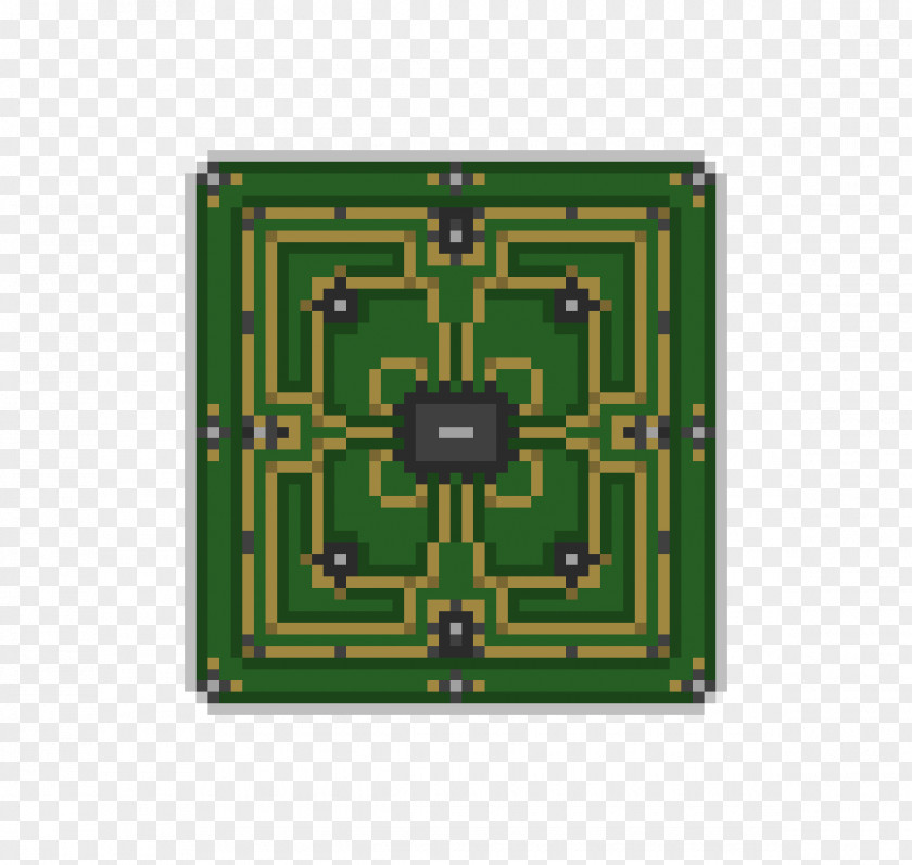 Chip Pixel Art Computer Concept PNG