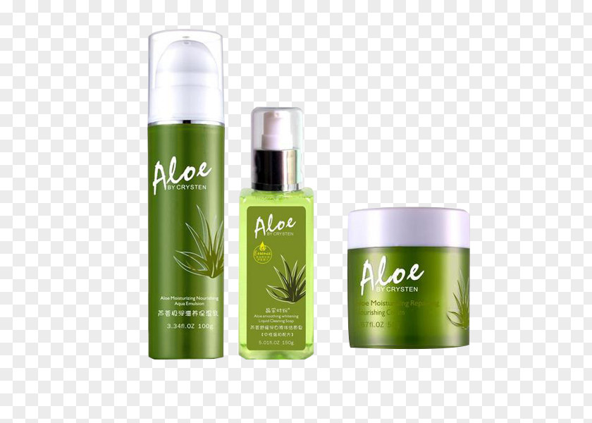 ALOE Beauty Replenishment Water And Milk Lotion Cream Facial Cosmetics Collagen PNG