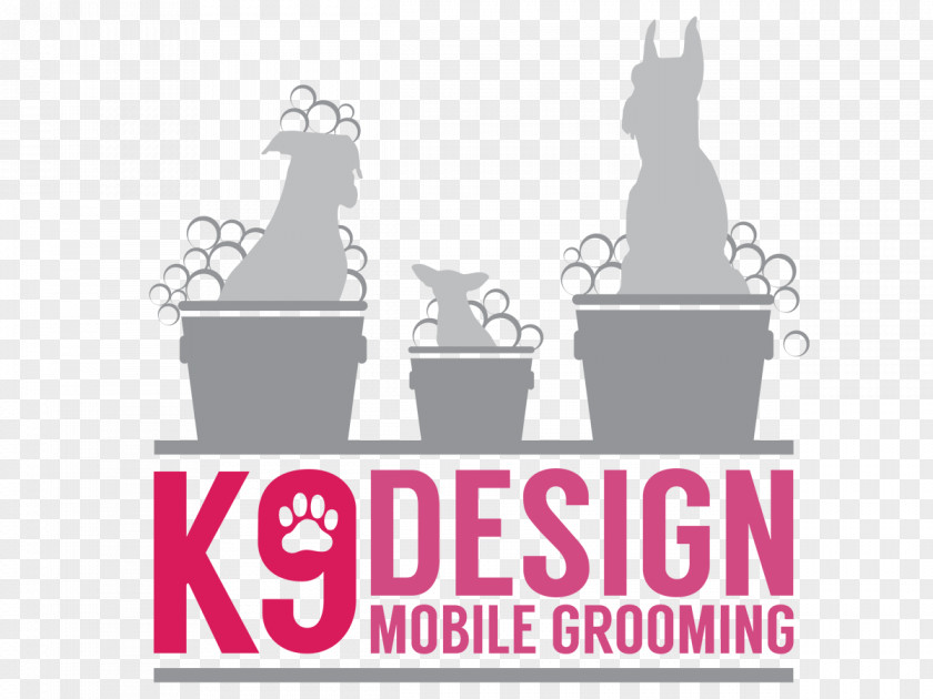 Dog Grooming Logo Ideas Pink M Brand Font PNG