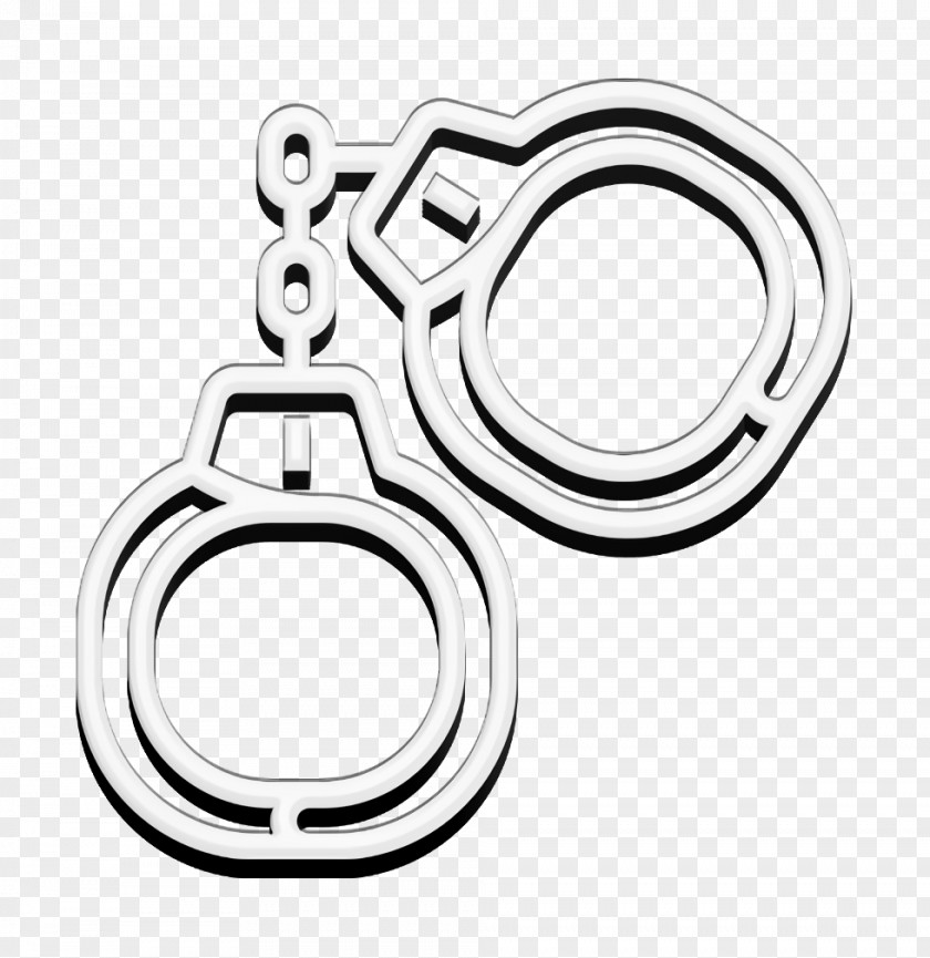Handcuffs Icon Jail Military PNG