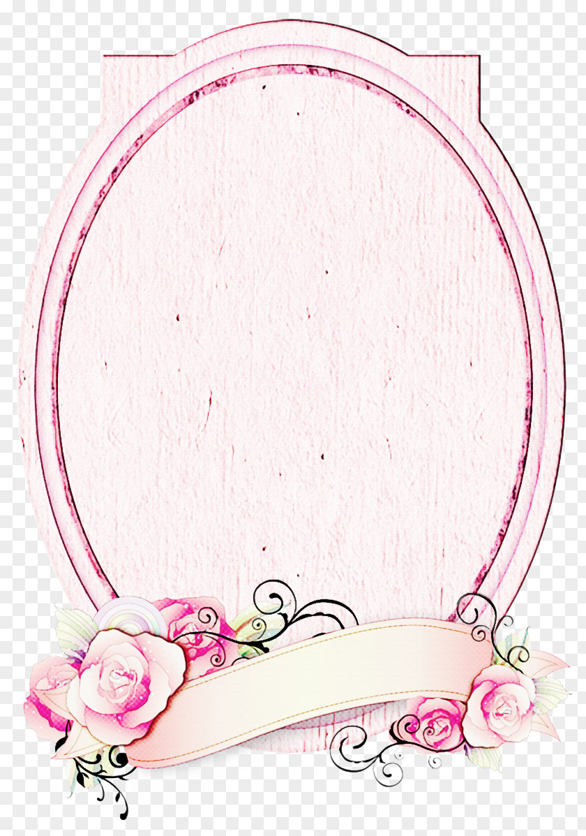 Heart Picture Frame Pink Background PNG