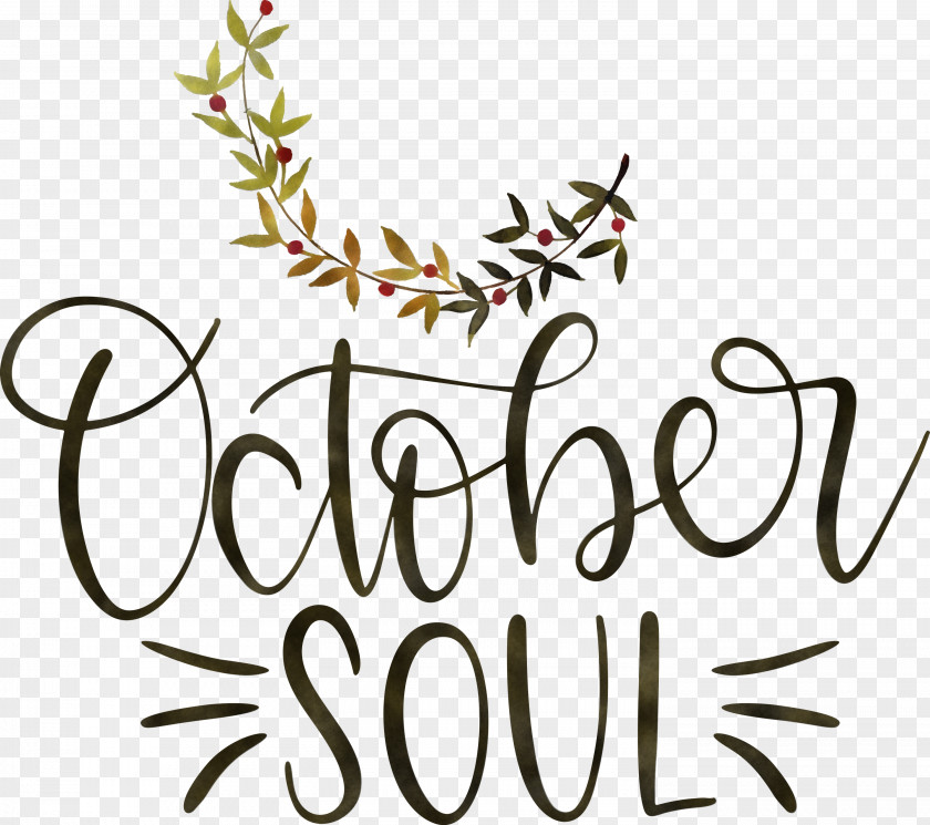 October Soul October PNG