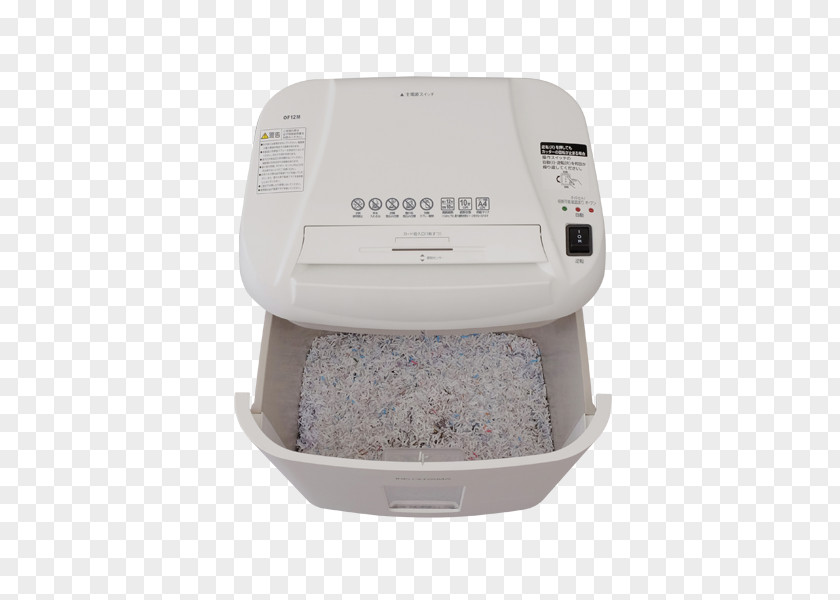 Stationary Paper Shredder Office Small Appliance PNG
